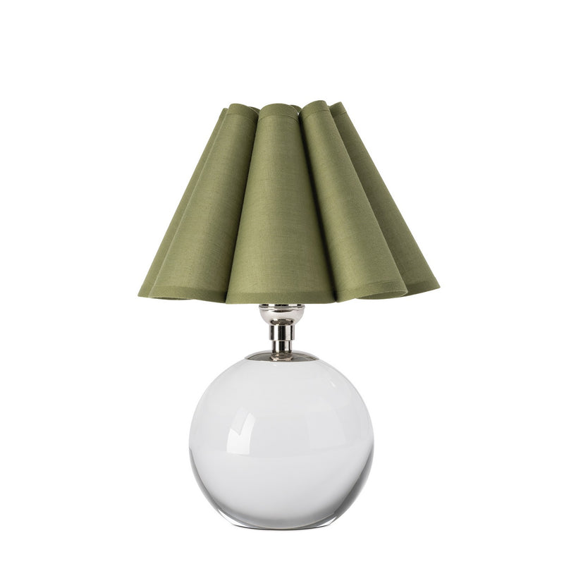 Regina Andrew 13-1694PN-GRN One Light Mini Lamp, Clear