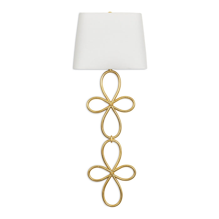 Regina Andrew 15-1235 One Light Wall Sconce, Gold Leaf