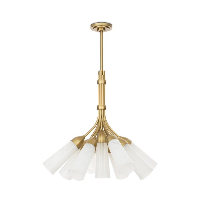 Regina Andrew 16-1498 Nine Light Chandelier, Natural Brass