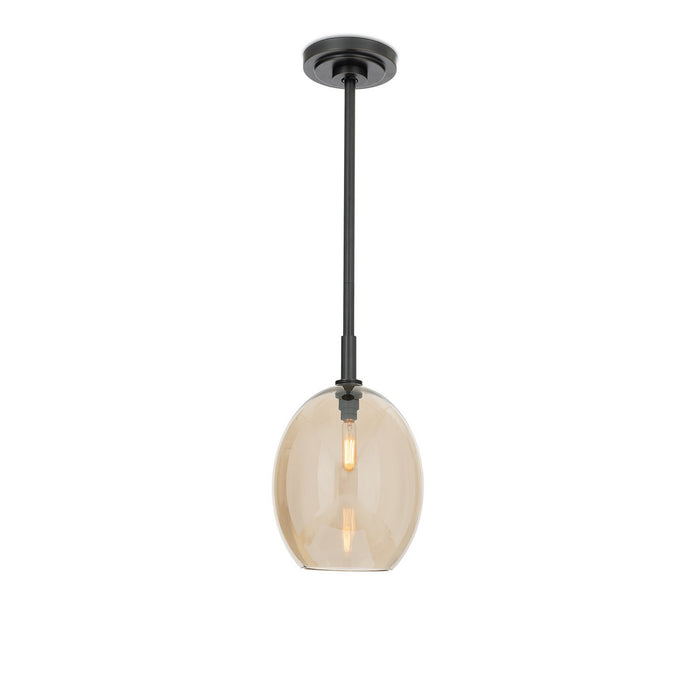 Regina Andrew 16-1523ORB-CHAM One Light Pendant, Oil Rubbed Bronze