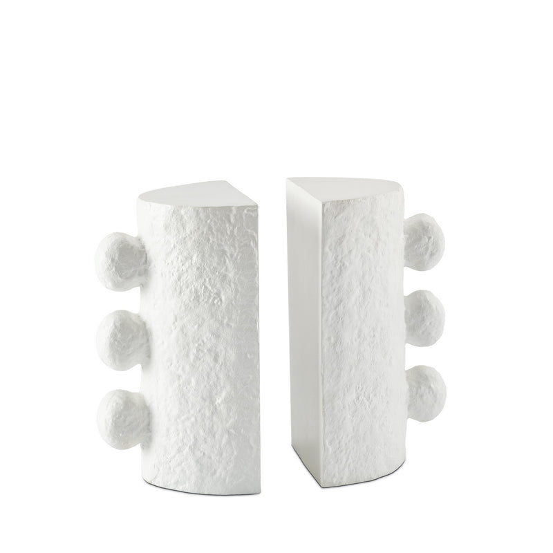 Regina Andrew 20-1651WT Bookend Set, White