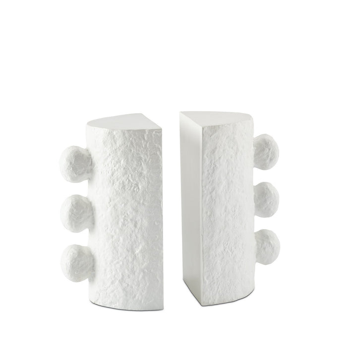 Regina Andrew 20-1651WT Bookend Set, White