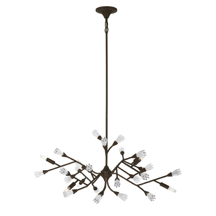 Savoy House 1-2168-6-105 Six Light Chandelier, Bark