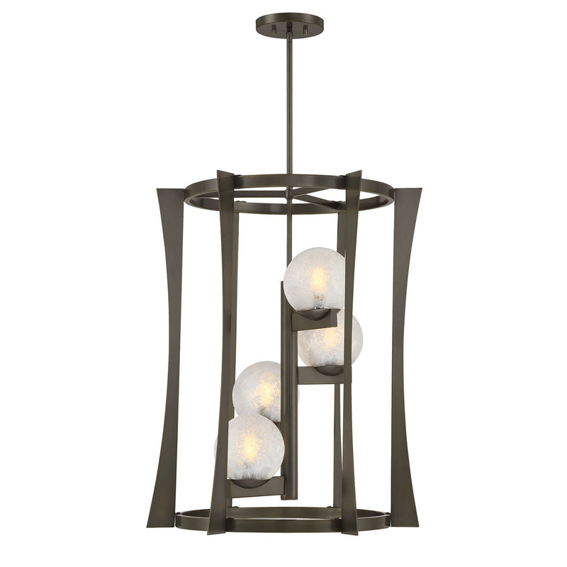 Savoy House 3-1018-4-15 Four Light Pendant, Mediterranean Bronze