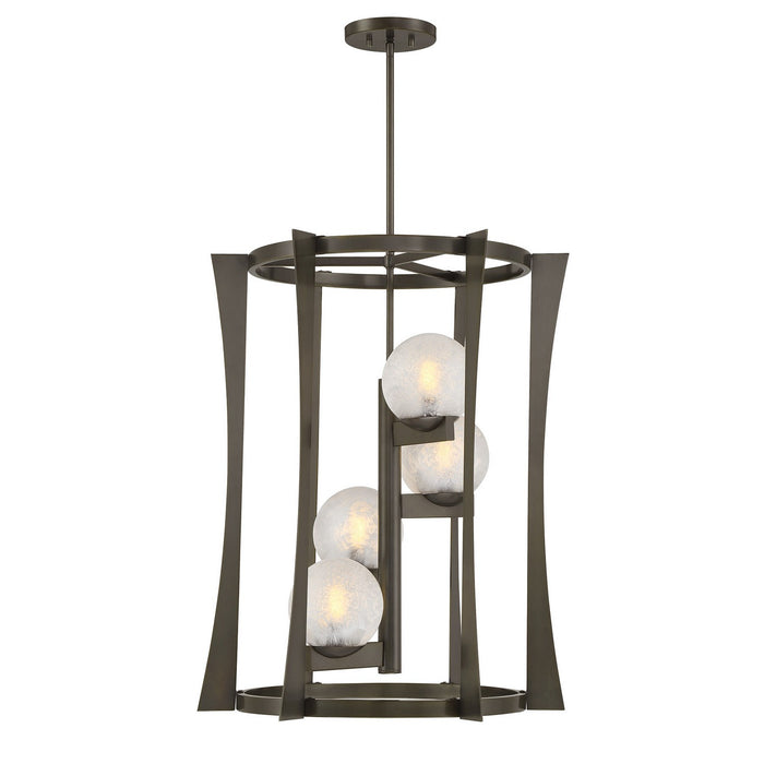 Savoy House 3-1018-4-15 Four Light Pendant, Mediterranean Bronze