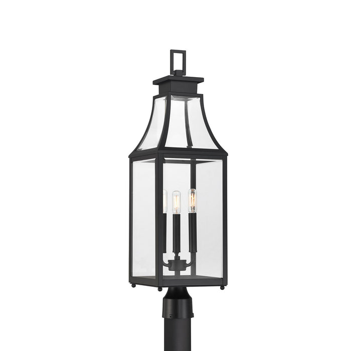 Savoy House 5-609-BK Three Light Outdoor Post Lantern, Matte Black