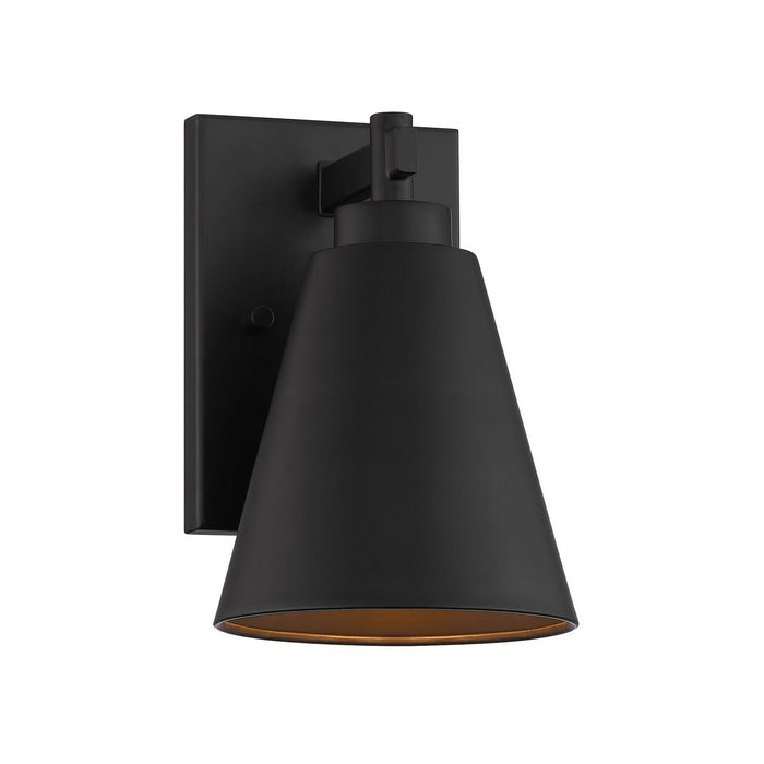 Savoy House 5-805-DS-BK One Light Outdoor Wall Lantern, Matte Black