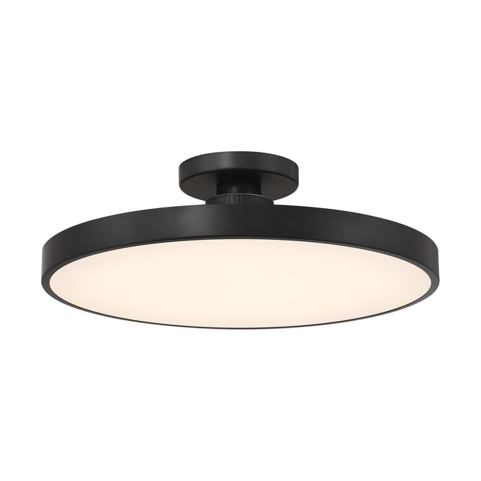 Savoy House 6-2969-1-89 LED Semi-Flush Mount, Matte Black