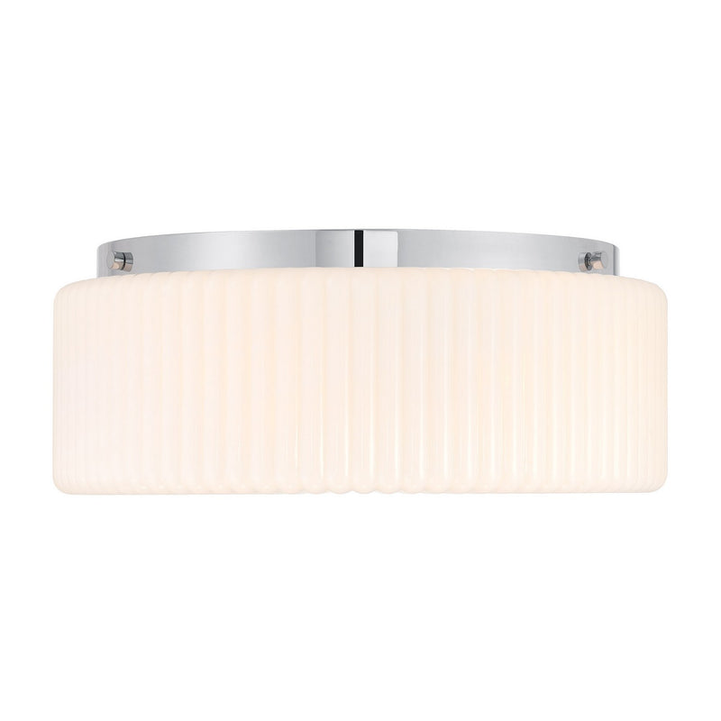 Savoy House 6-4187-4-11 Four Light Flush Mount, Chrome