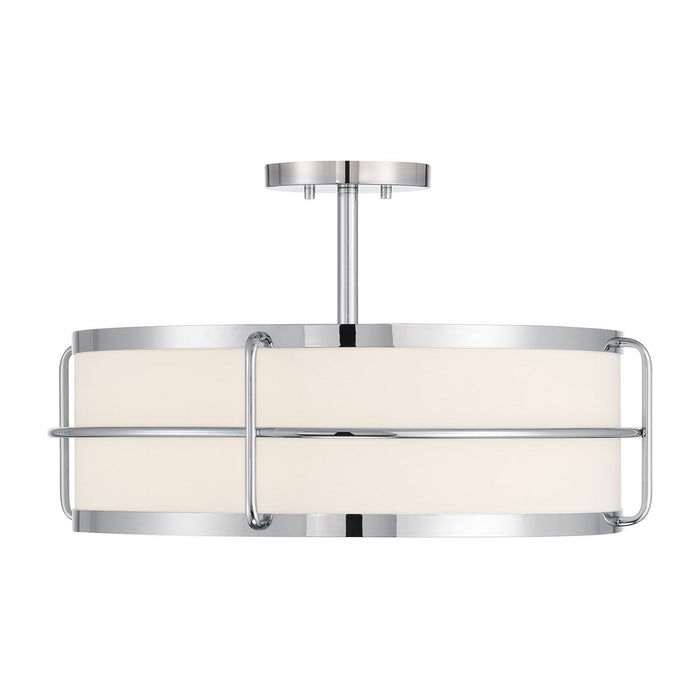 Savoy House 6-4193-4-11 Four Light Semi-Flush Mount, Chrome