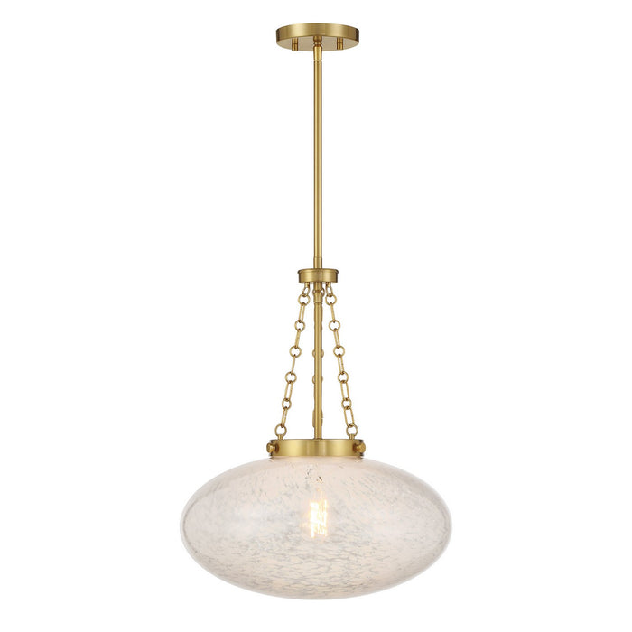 Savoy House 7-1740-1-322 One Light Pendant, Warm Brass