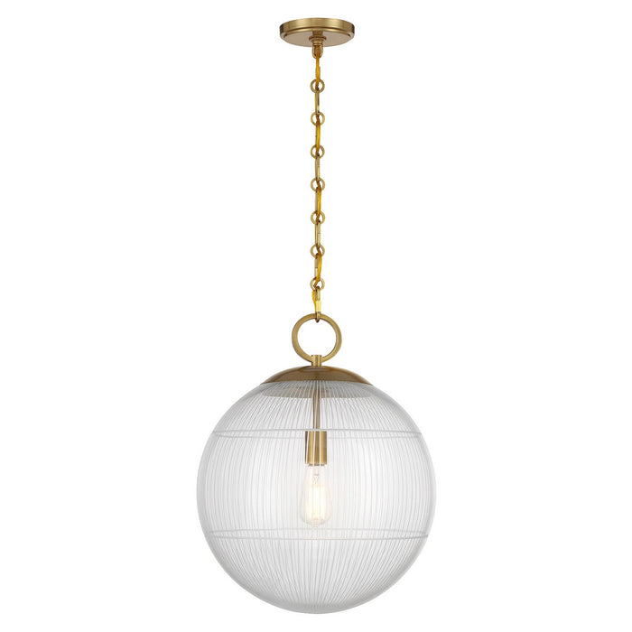 Savoy House 7-1840-1-322 One Light Pendant, Warm Brass