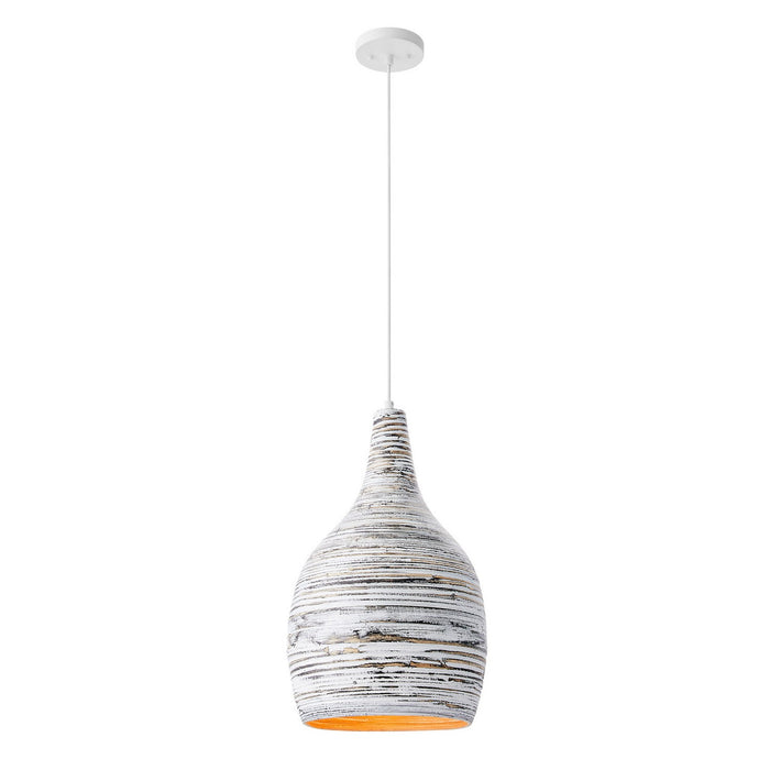 Savoy House 7-3098-1-204 One Light Pendant, Brindled Bamboo