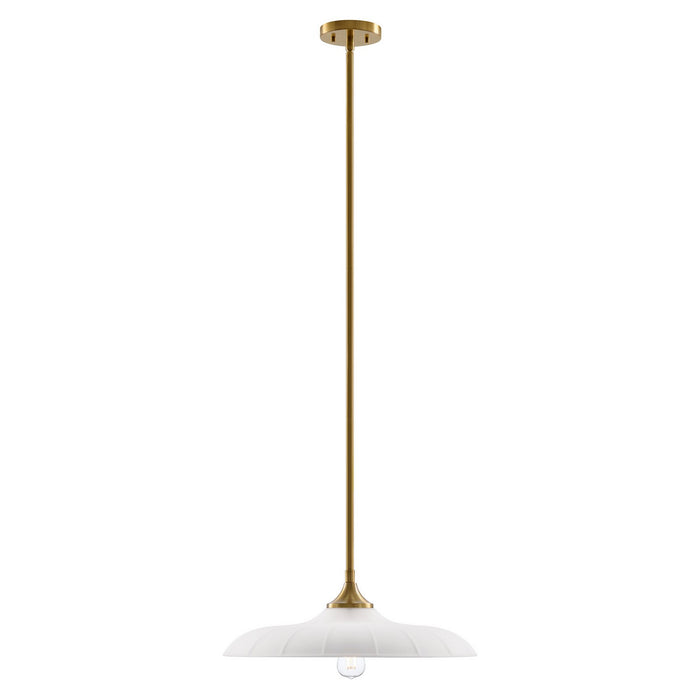 Savoy House 7-4286-1-322 One Light Pendant, Warm Brass