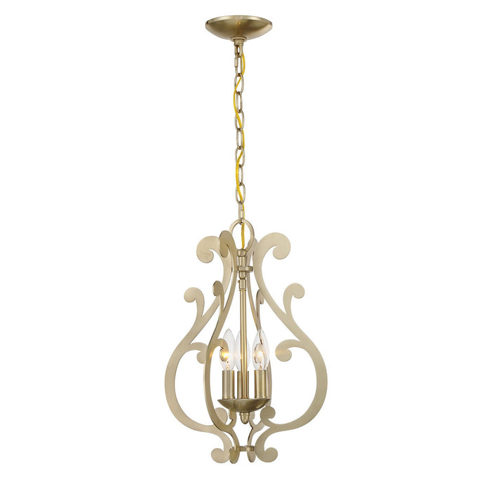 Savoy House 7-6095-3-127 Three Light Pendant, Noble Brass