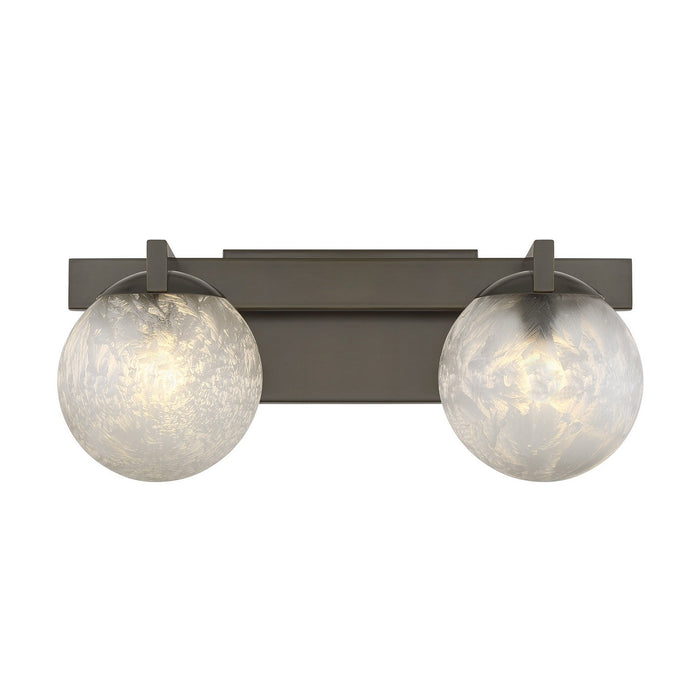 Savoy House 8-1017-2-15 Two Light Bathroom Vanity, Mediterranean Bronze