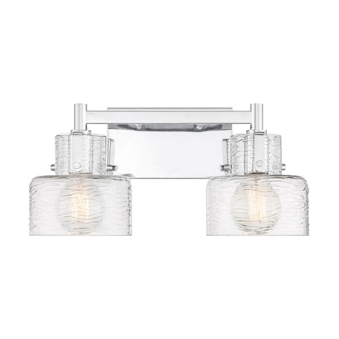 Savoy House 8-1030-2-11 Two Light Bathroom Vanity, Chrome