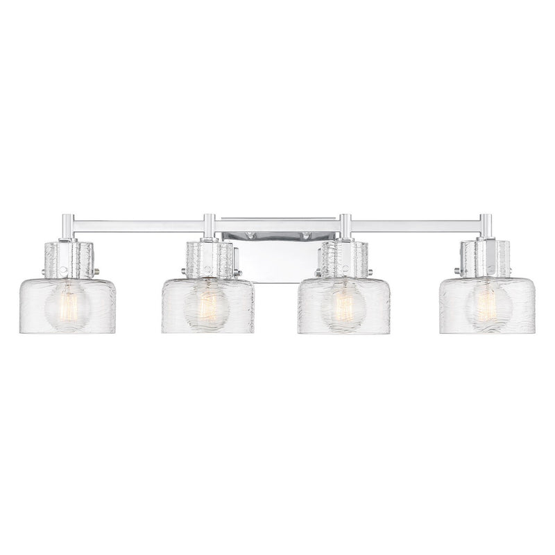 Savoy House 8-1030-4-11 Four Light Bathroom Vanity, Chrome