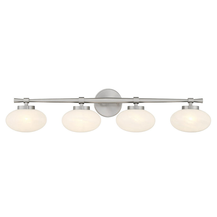 Savoy House 8-1050-4-SN Four Light Bathroom Vanity, Satin Nickel