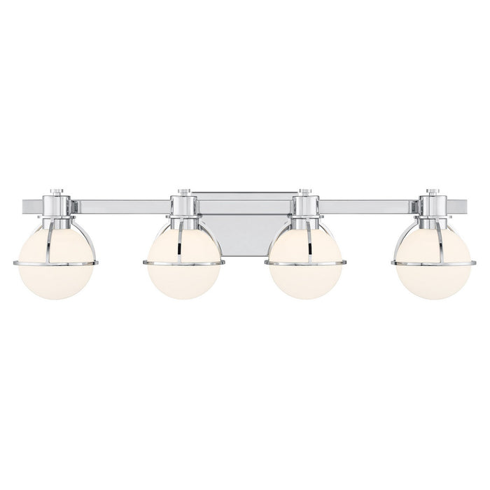 Savoy House 8-1060-4-11 Four Light Bathroom Vanity, Chrome