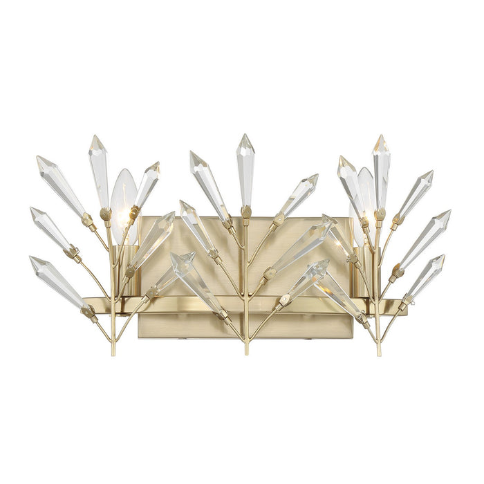 Savoy House 8-4075-2-127 Two Light Bathroom Vanity, Noble Brass
