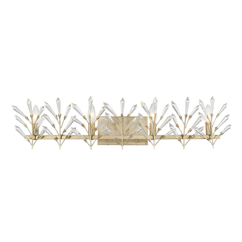 Savoy House 8-4075-4-127 Four Light Bathroom Vanity, Noble Brass