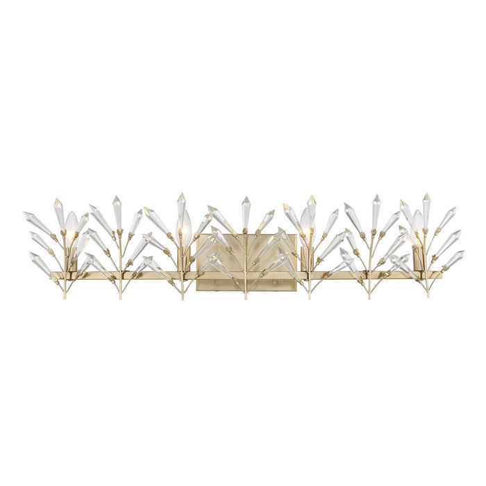 Savoy House 8-4075-4-127 Four Light Bathroom Vanity, Noble Brass
