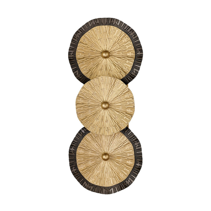 Savoy House 9-6383-2-61 Two Light Wall Sconce, Distressed Gold and Bronze