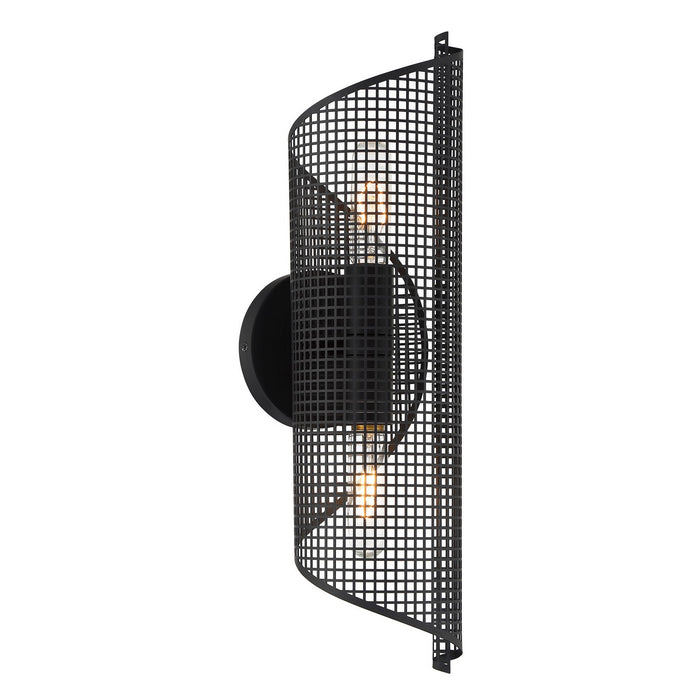 Savoy House 9-8030-2-89 Two Light Wall Sconce, Matte Black