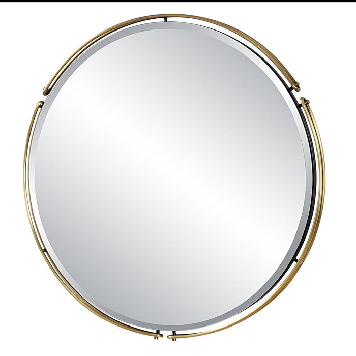 Uttermost 08216 Mirror, Antique Brass