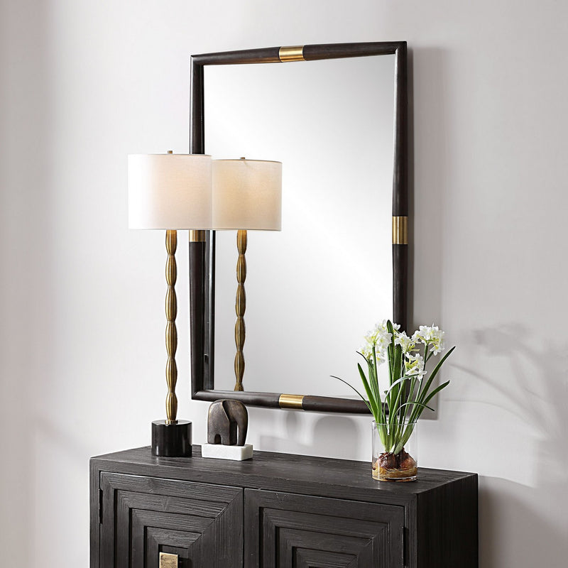 Uttermost 08217 Mirror, Dark Oak