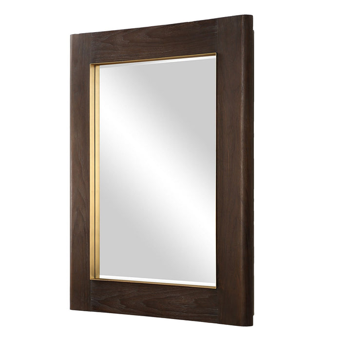 Uttermost 08218 Mirror, Antique Brass