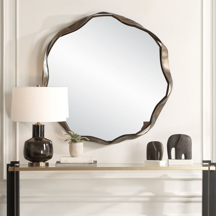Uttermost 08225 Mirror, Warm Bronze