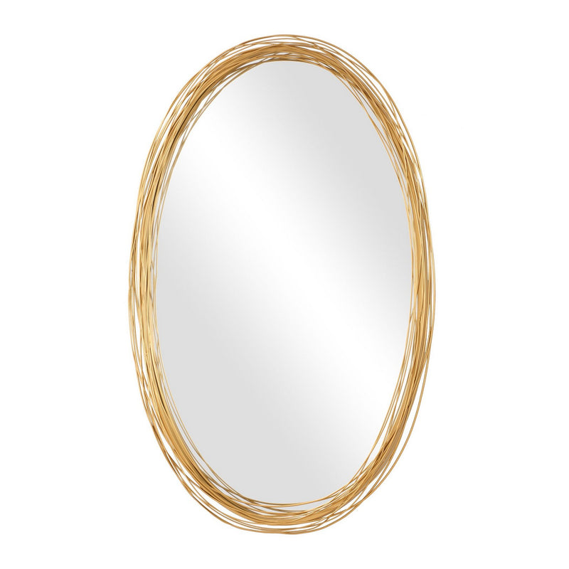 Uttermost 08226 Mirror, Brushed Gold