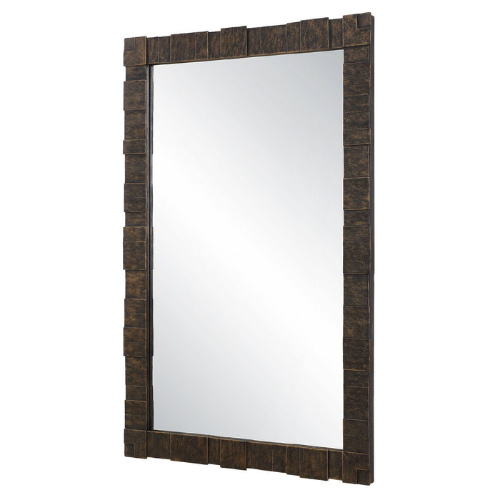 Uttermost 08236 Mirror, Distressed Dark Bronze