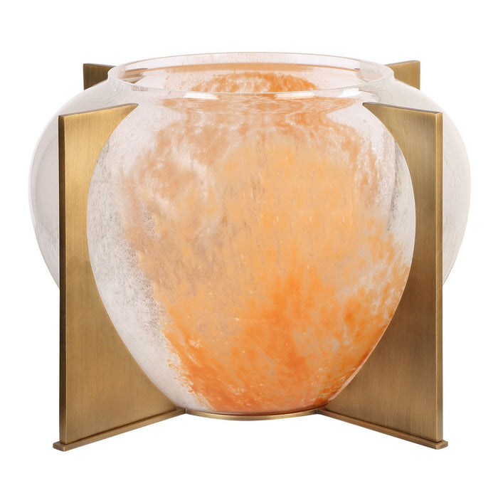 Uttermost 18183 Vase, Warm Brass