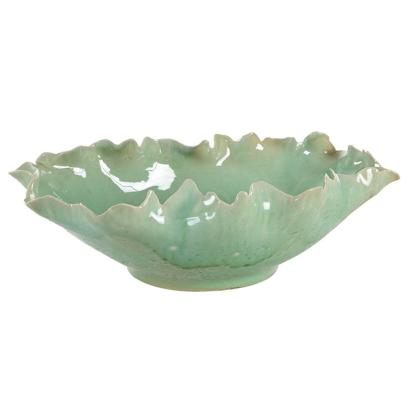Uttermost 18226 Bowl, Green Glaze