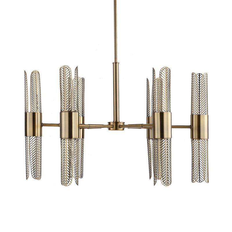 Uttermost 21391 LED Chandelier, Oxidized Brass