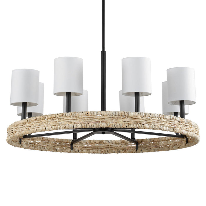 Uttermost 21393 Eight Light Chandelier, Dark Bronze