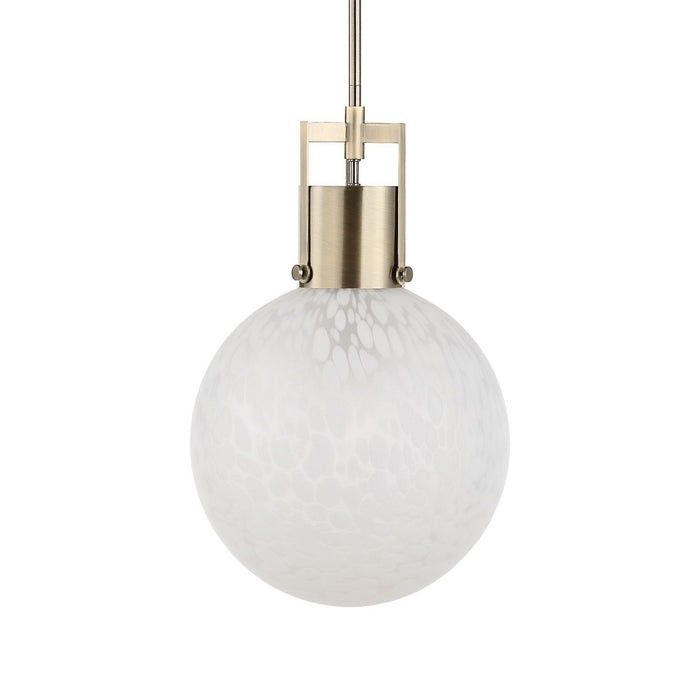 Uttermost 21609 One Light Pendant, Antique Brass