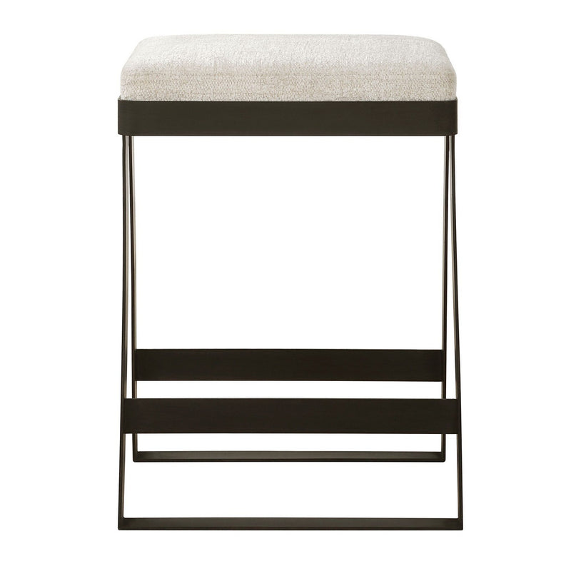 Uttermost 23875 Counter Stool, Aged Black