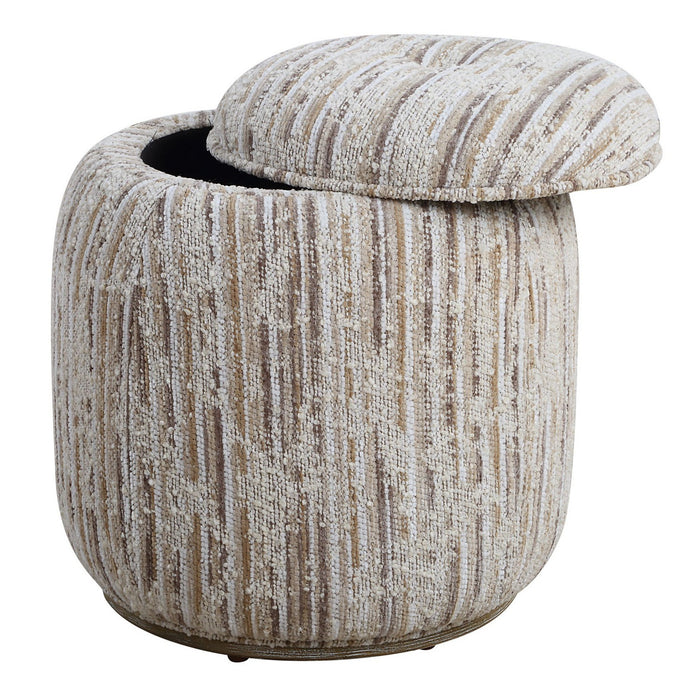 Uttermost 23876 Ottoman, Solid Wood
