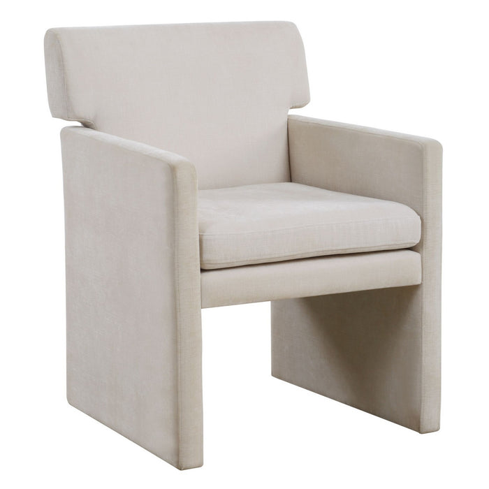 Uttermost 23877 Dining Chair, Ivory