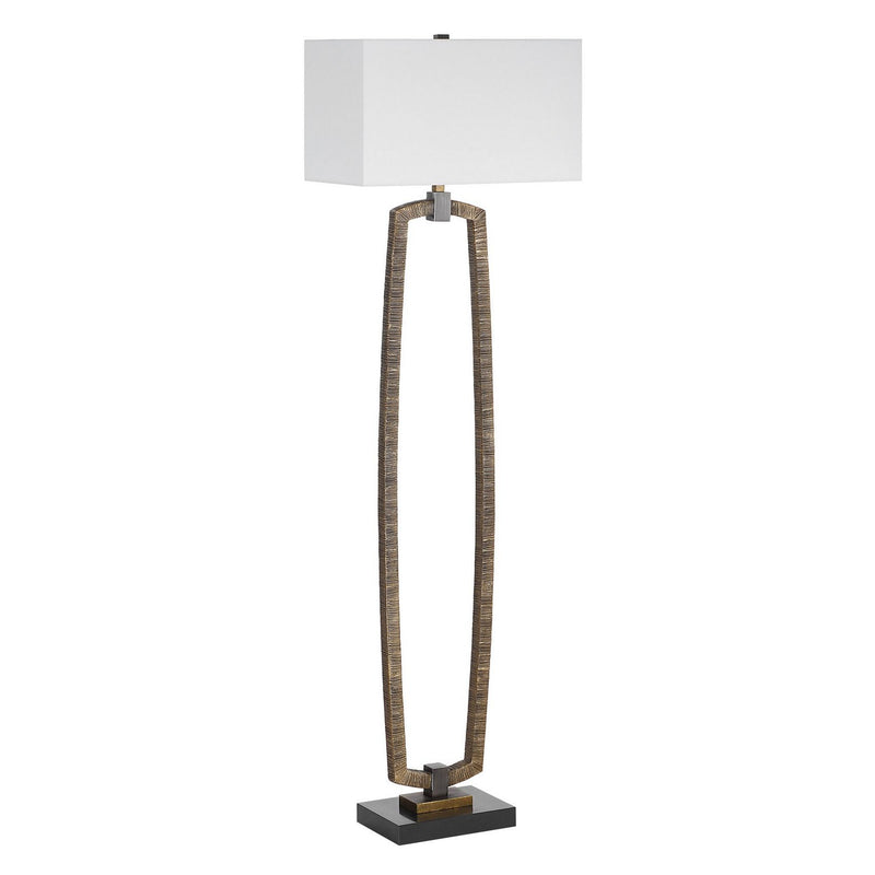 Uttermost 30452 One Light Floor Lamp, Dark Bronze