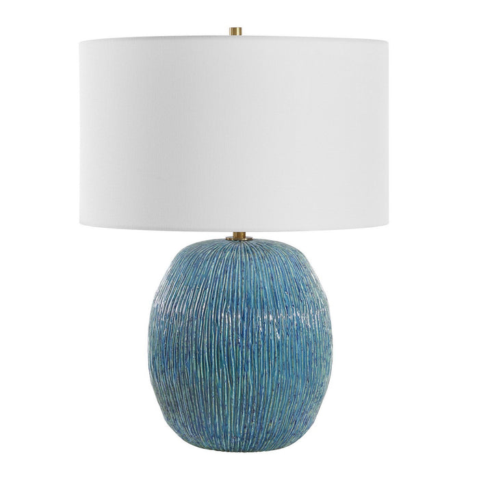 Uttermost 30455-1 One Light Table Lamp, Antique Brass