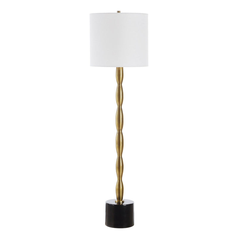 Uttermost 30459-1 One Light Buffet Lamp, Antique Brass