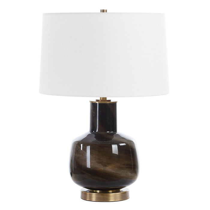 Uttermost 30460 One Light Table Lamp, Brass