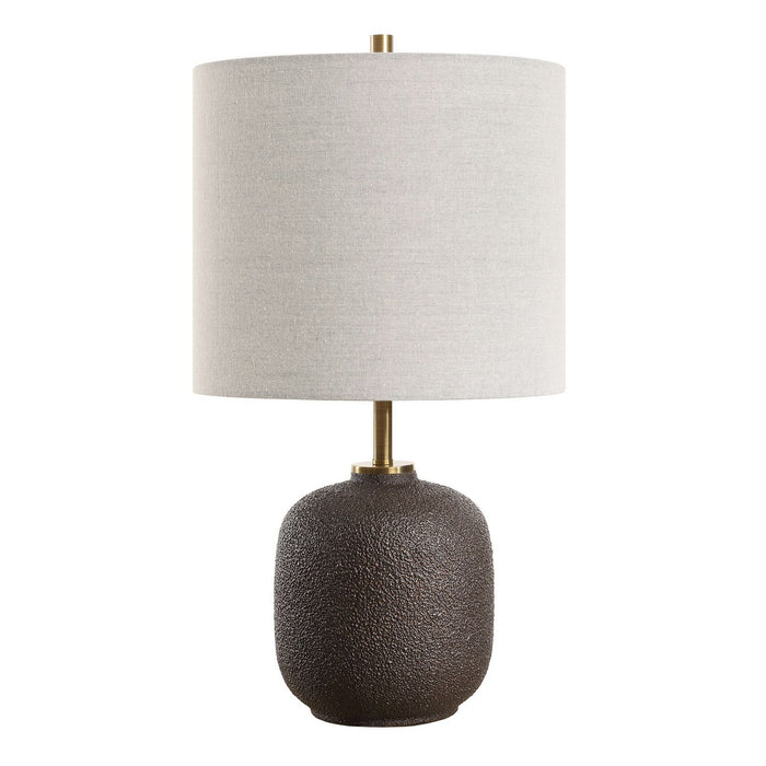 Uttermost 30462-1 One Light Buffet Lamp, Antique Brass