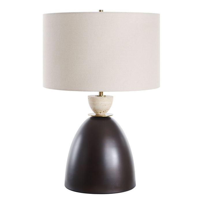Uttermost 30468-1 One Light Table Lamp, Dark Bronze