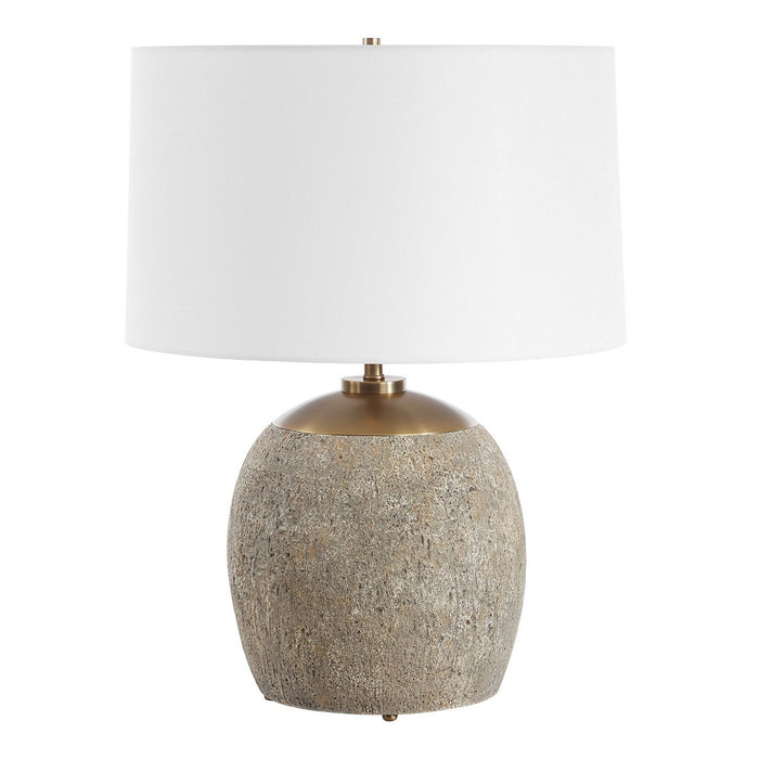 Uttermost 30479-1 One Light Table Lamp, Antique Brass